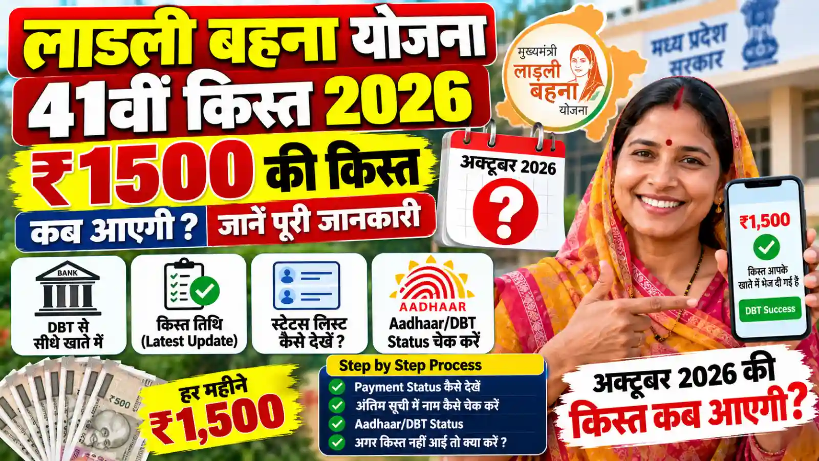 Ladli Behna Yojana 41 Kist